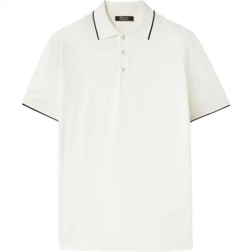 Loro Piana Gok Polo Shirt Polo Shirt Men's White