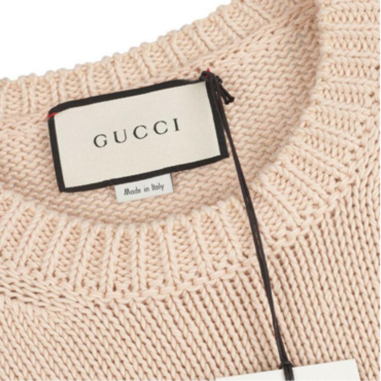 Мужской свитер Gucci (бежевый) — фото 7