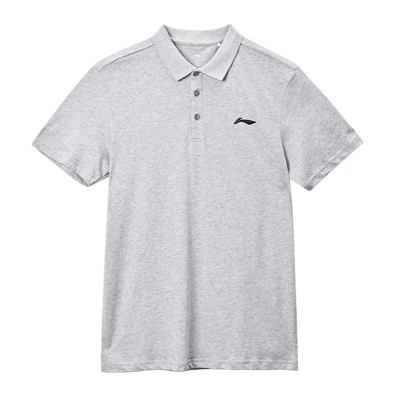 Li Ning Sports Life Collection Polo Shirt Men's Gray