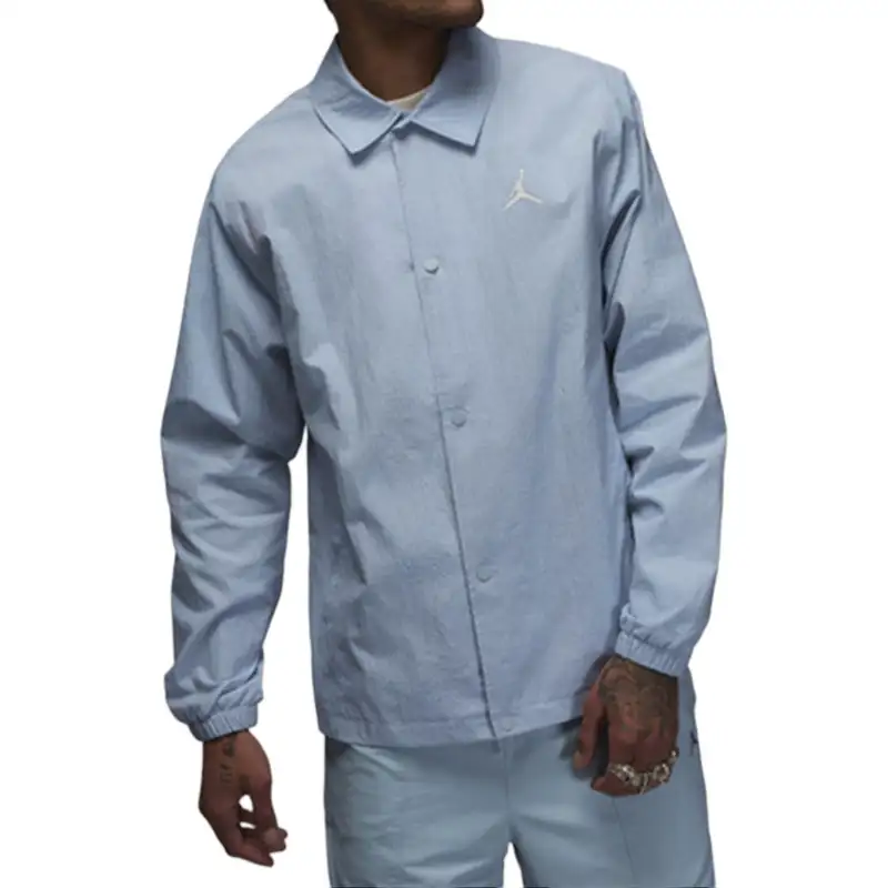 Jordan Shirts Men's Light Blue Lapel Moderate Other
