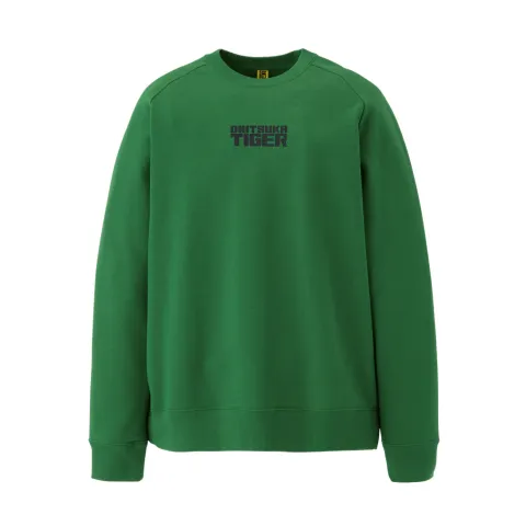 Onitsuka Tiger CREW NECK SWEAT Sweatshirt Unisex Green