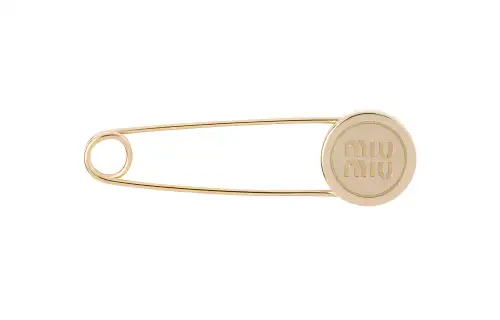 MIU MIU Brooches Women's Gold