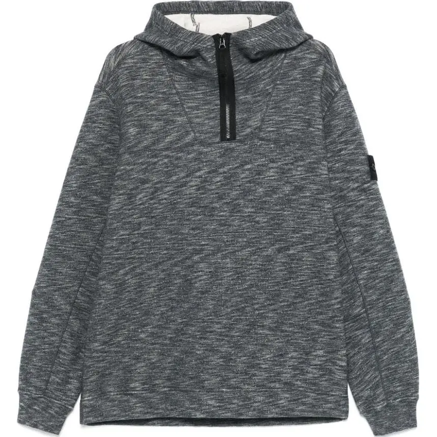 STONE ISLAND Hooded Full Zip Sweatshirt