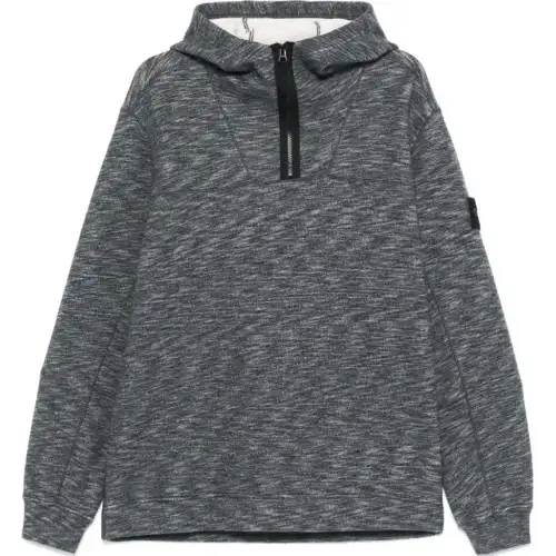 STONE ISLAND Hooded Full Zip Sweatshirt