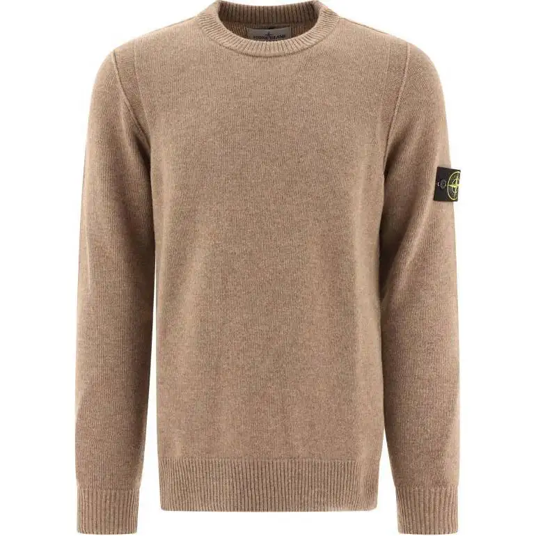 STONE ISLAND Logo Patch Crewneck Jumper