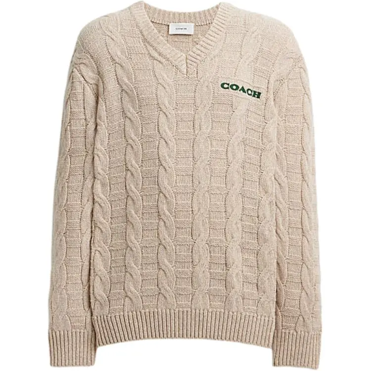 COACH FW24 Sweater Men's Light Umber