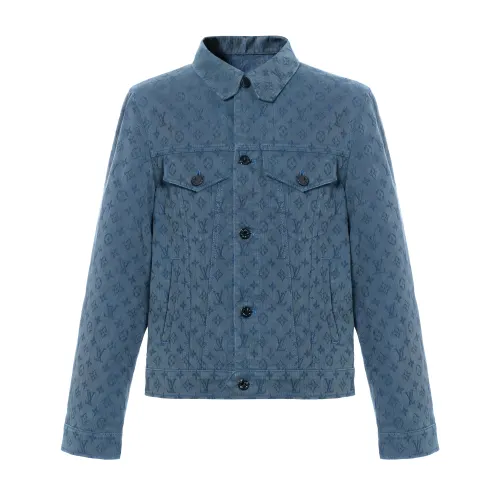 LOUIS VUITTON Denim Jacket Men's Blue
