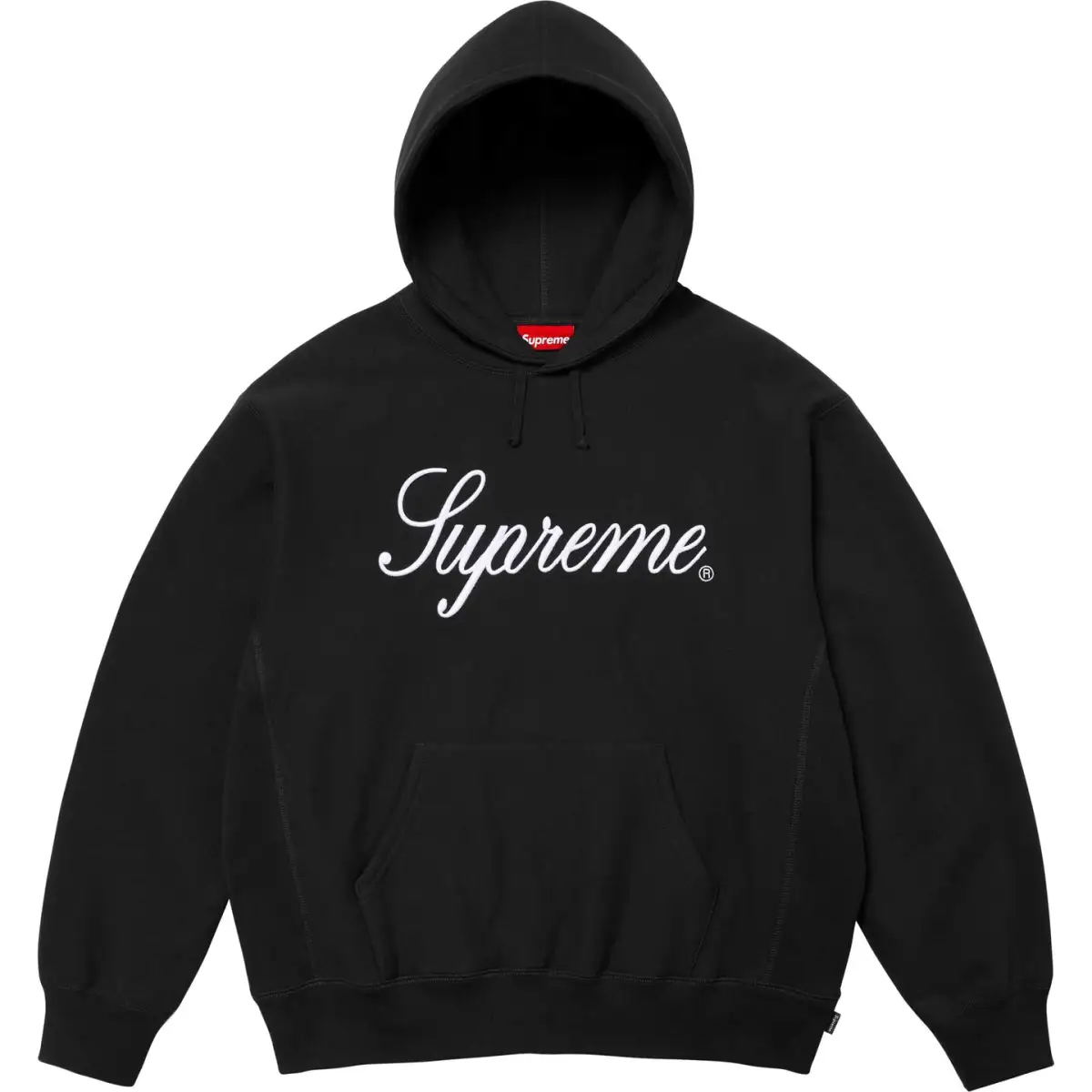 Supreme FW24 WEEK1 Embroidered Script Hooded Sweatshirt