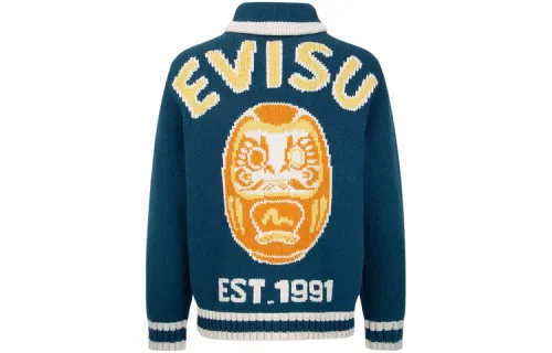 EVISU Sweaters Men's Lapel Moderate Other