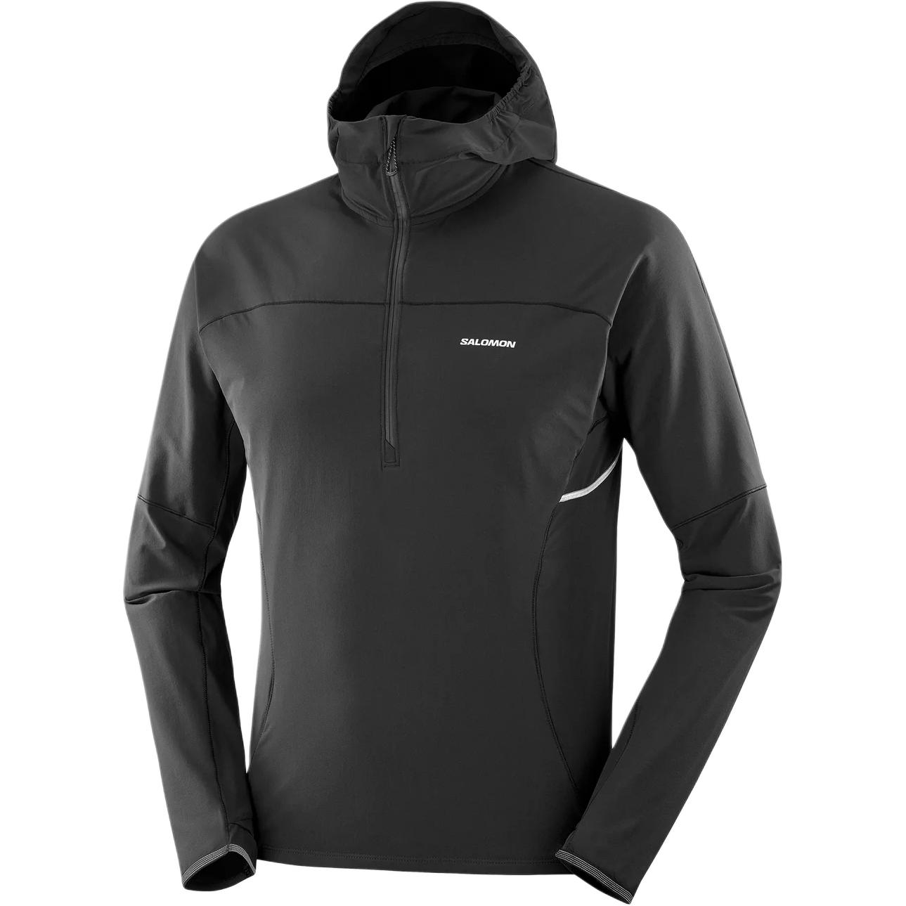 Мужское худи Salomon SENSE AERO HYBRID (черное)