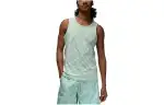 Jordan Tank Tops Men's Teal Crew Neck Moderate Other