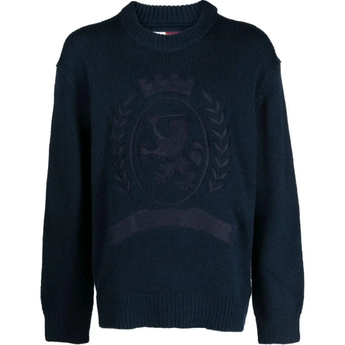 Tommy Hilfiger Logo embroidered Crew neck Jumper