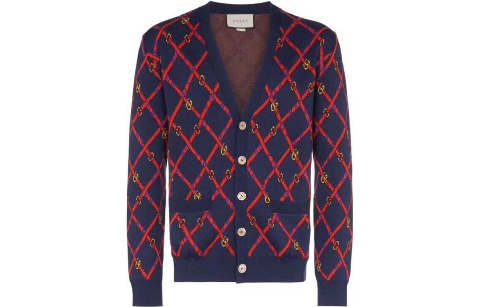 GUCCI SS23 Sweater Unisex Marine Blue