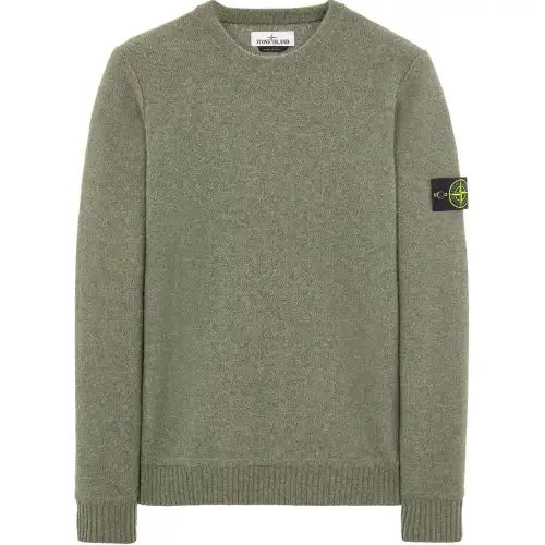 STONE ISLAND Sweater Men's Olive Green