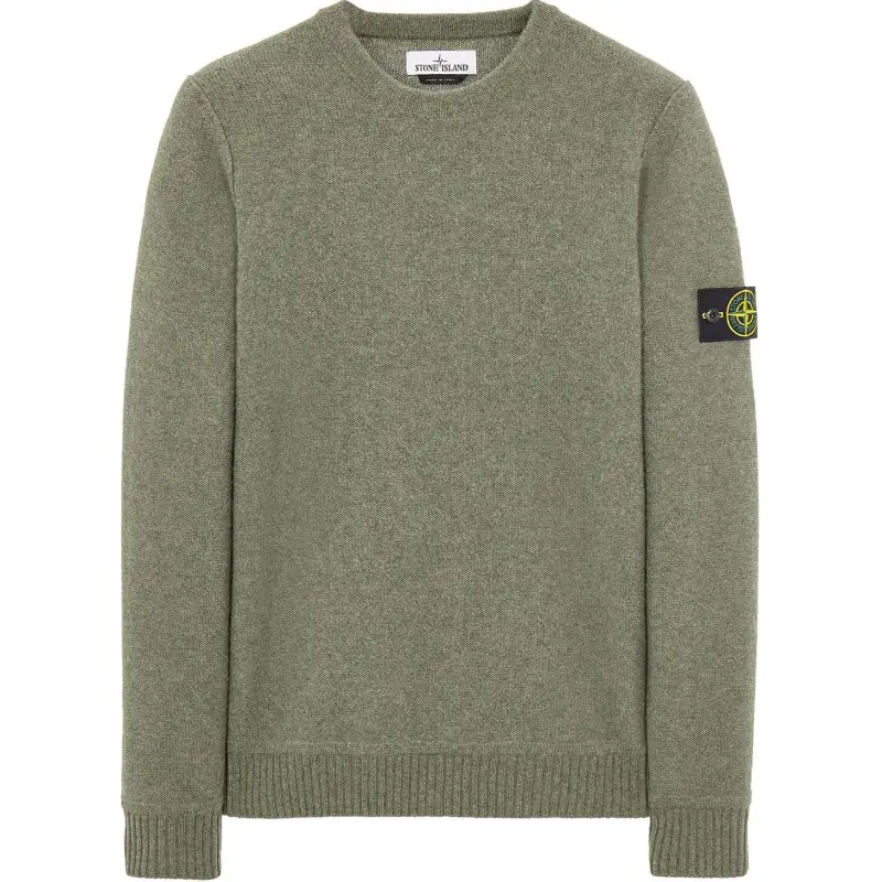 STONE ISLAND Sweater Men's Olive Green