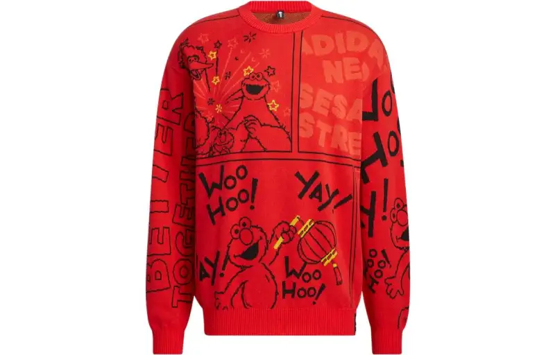 Adidas Neo x SESAME STREET Sweater Unisex Red