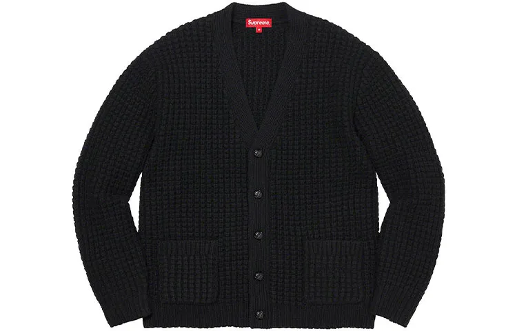 Supreme Waffle Knit Cardigan