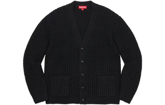 Supreme Waffle Knit Cardigan
