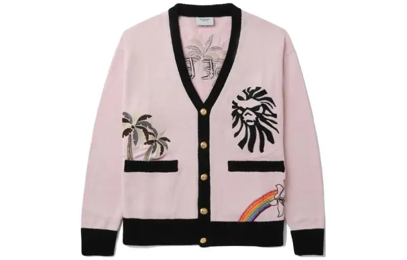 Bape Black Ape Head Embroidery Cardigan