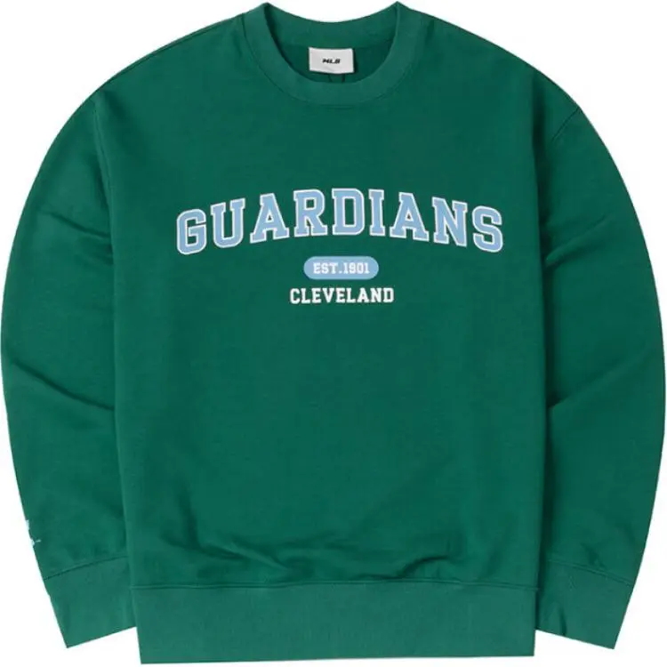 MLB Sweatshirts Unisex Green Crew Neck Moderate