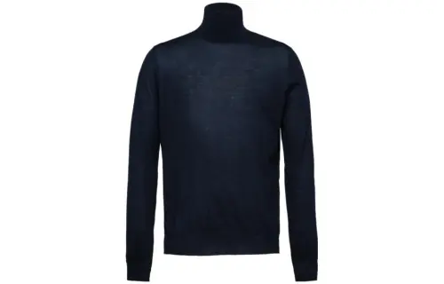 roll-neck wool jumper