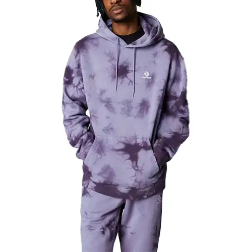 Converse Go to Star Chevron Mono Dye Sweatshirt Unisex Purple