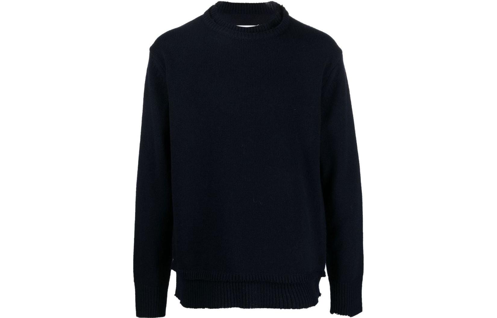 Мужской пуловер Maison Margiela (темно-синий)