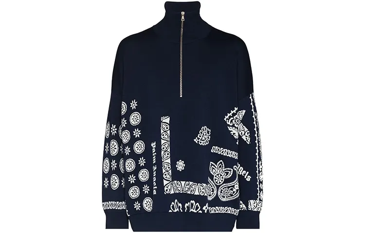 PALM ANGELS Paisley intarsia Jumper