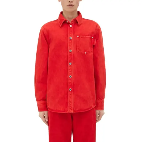 Bottega Veneta SS24 Shirt Men's Dark Red