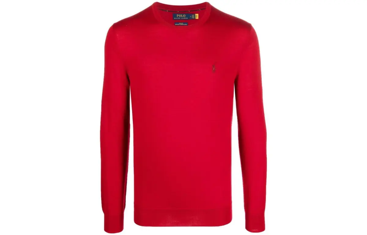 Polo Ralph Lauren FW22 Sweater Slim Fit Men's Red