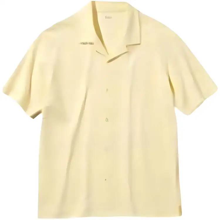 UNIQLO Polo Shirt Men's Apricot Yellow