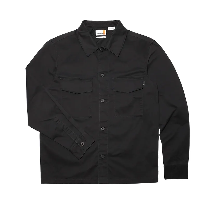 Timberland Shirts Men's Black Lapel Moderate