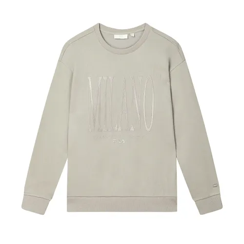 FILA Sweatshirt Men's Brown Umber Gray