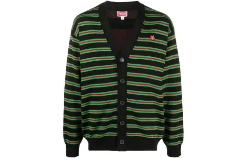 KENZO Long Sleeved Striped Cardigan