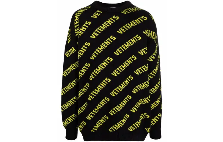 Vetements Monogram Knitted Sweater