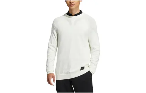 Adidas Knitwear Men's White Crew Neck Moderate Other