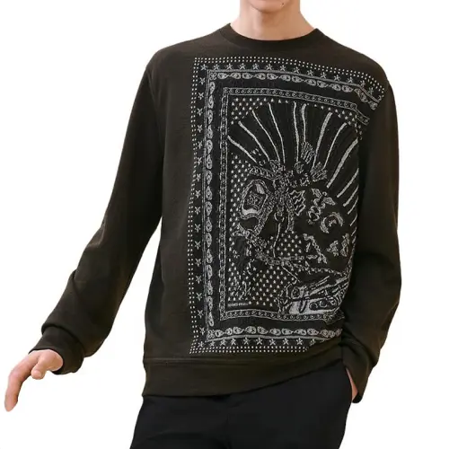 HERMES Sweater Men's Persimmon Color