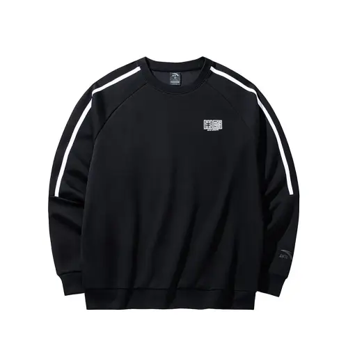 Anta Life Collection Sweatshirt Unisex Basic Black