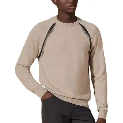 HERMES Sweaters Men's Gray Crew Neck Moderate Other