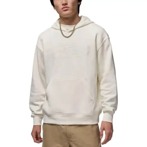 Jordan Sweatshirts Men's White Hooded Moderate