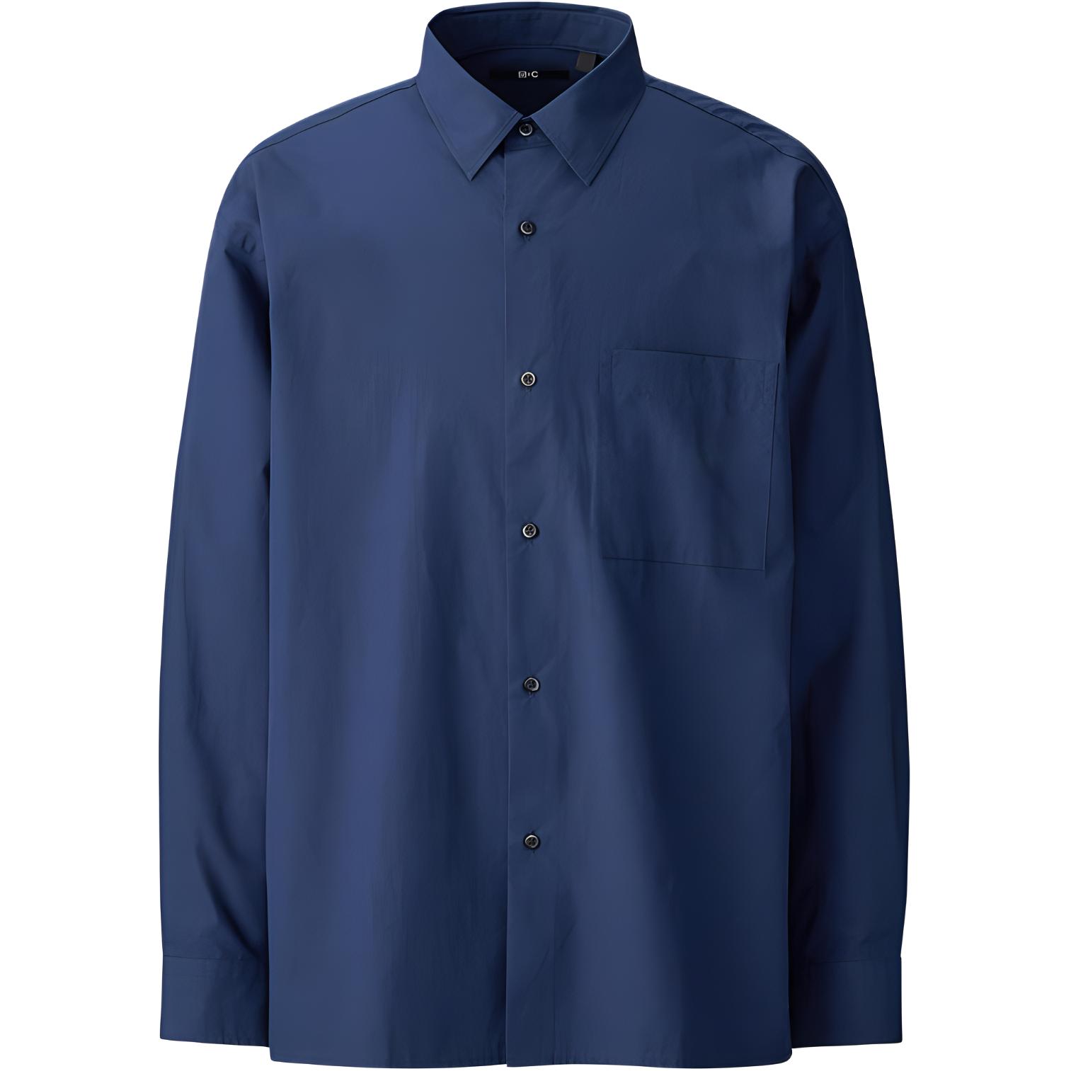 Рубашка UNIQLO (синяя)