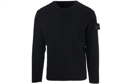 STONE ISLAND STONE ISLAND SS23 GHOST PIECES Ghost Sweater Men's Black