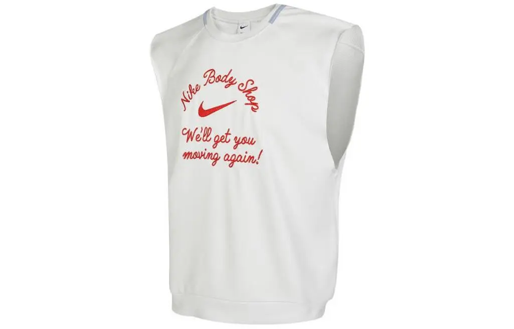 Nike Tank Tops Men's White Crew Neck Thin Other