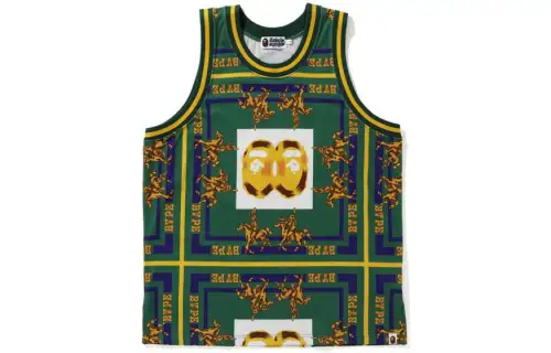 Bape Double Ape Head Basketball Tank Top