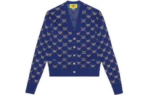 GUCCI x Adidas Originals SS23 Sweater Men's Blue