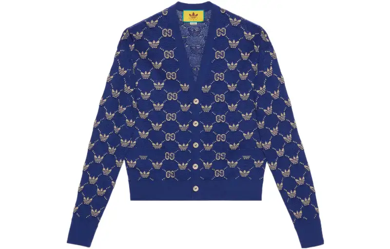 GUCCI x Adidas Originals SS23 Sweater Men's Blue
