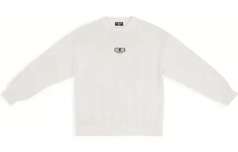 Balenciaga Bb Paris Icon Large Fit Sweater