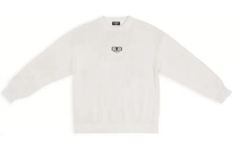 Balenciaga Bb Paris Icon Large Fit Sweater