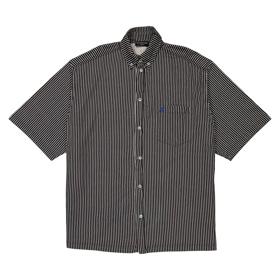 Balenciaga Shirt, Regular Fit Men's Black