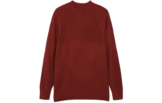 UNIQLO Sweaters Men's Red Half Turtleneck Moderate Base Layer